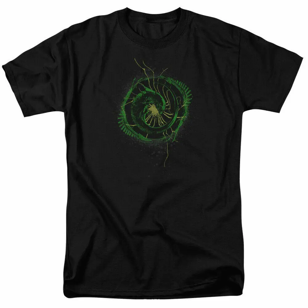 Alien Xenomorph Shield T Shirt Licensed Sci-Fi Horror Movie Retro Classic Black