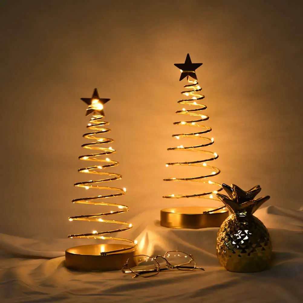 

Golden Lamp Lighthouse Design Spring Expansion Comfortable Safe Use Night Lighting Bedroom Living Room Without