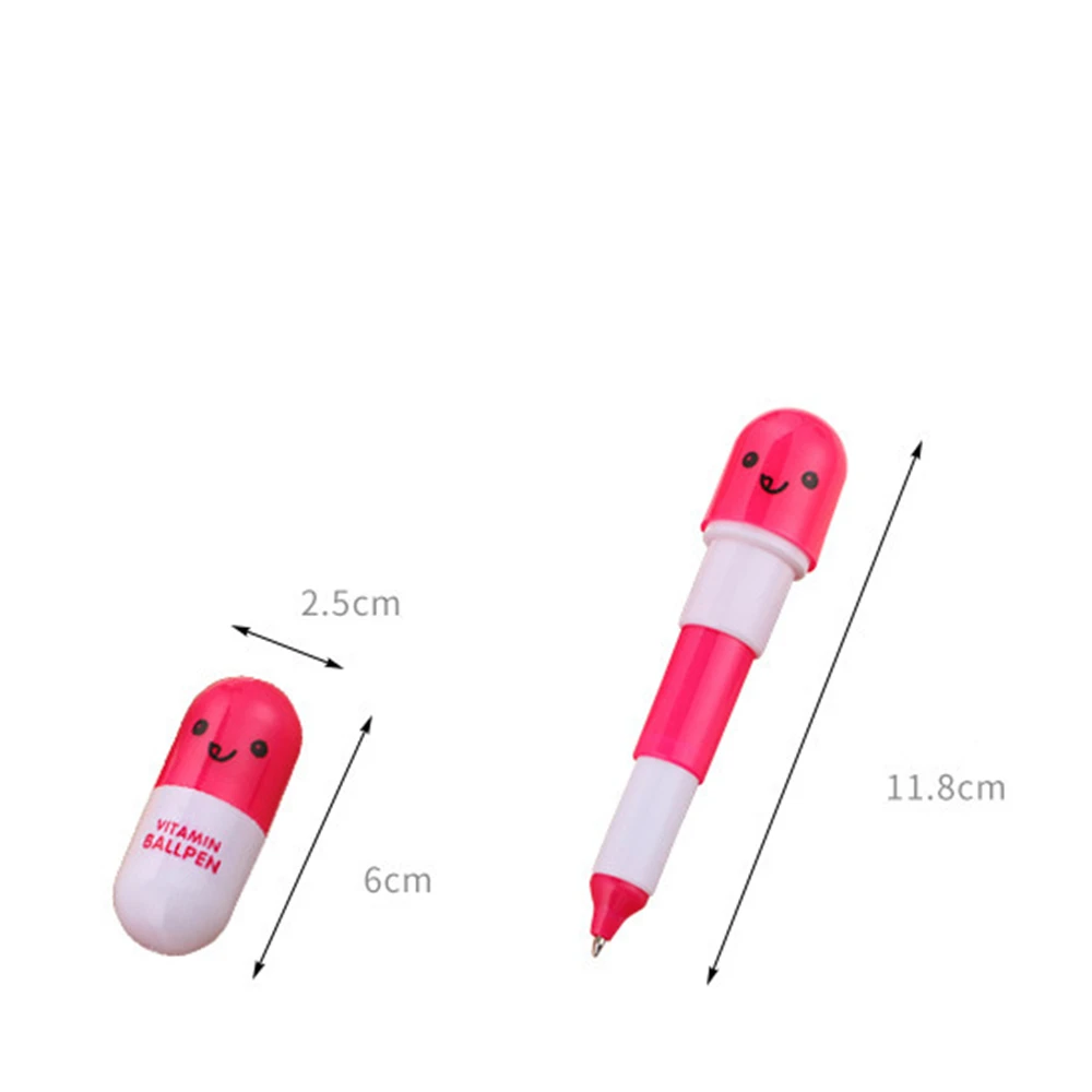 20PC Mini Cute Telescopic Capsule Pen Kids Birthday Party Back to School Gift Kindergarten Prize Carnival Party Gift Pack Pinata