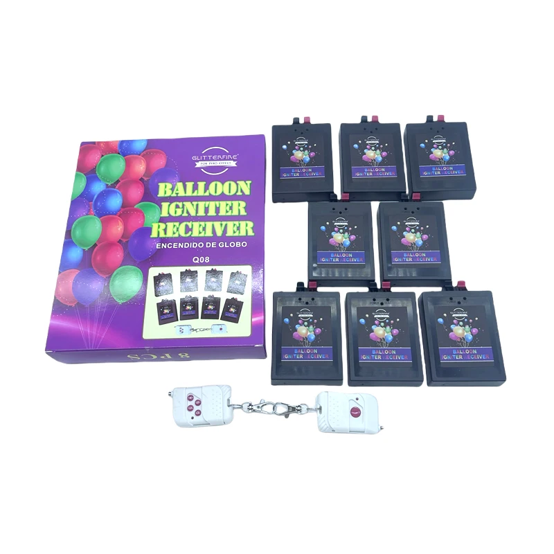 

8 Channel remote control balloon blasting stage party decorations for wedding