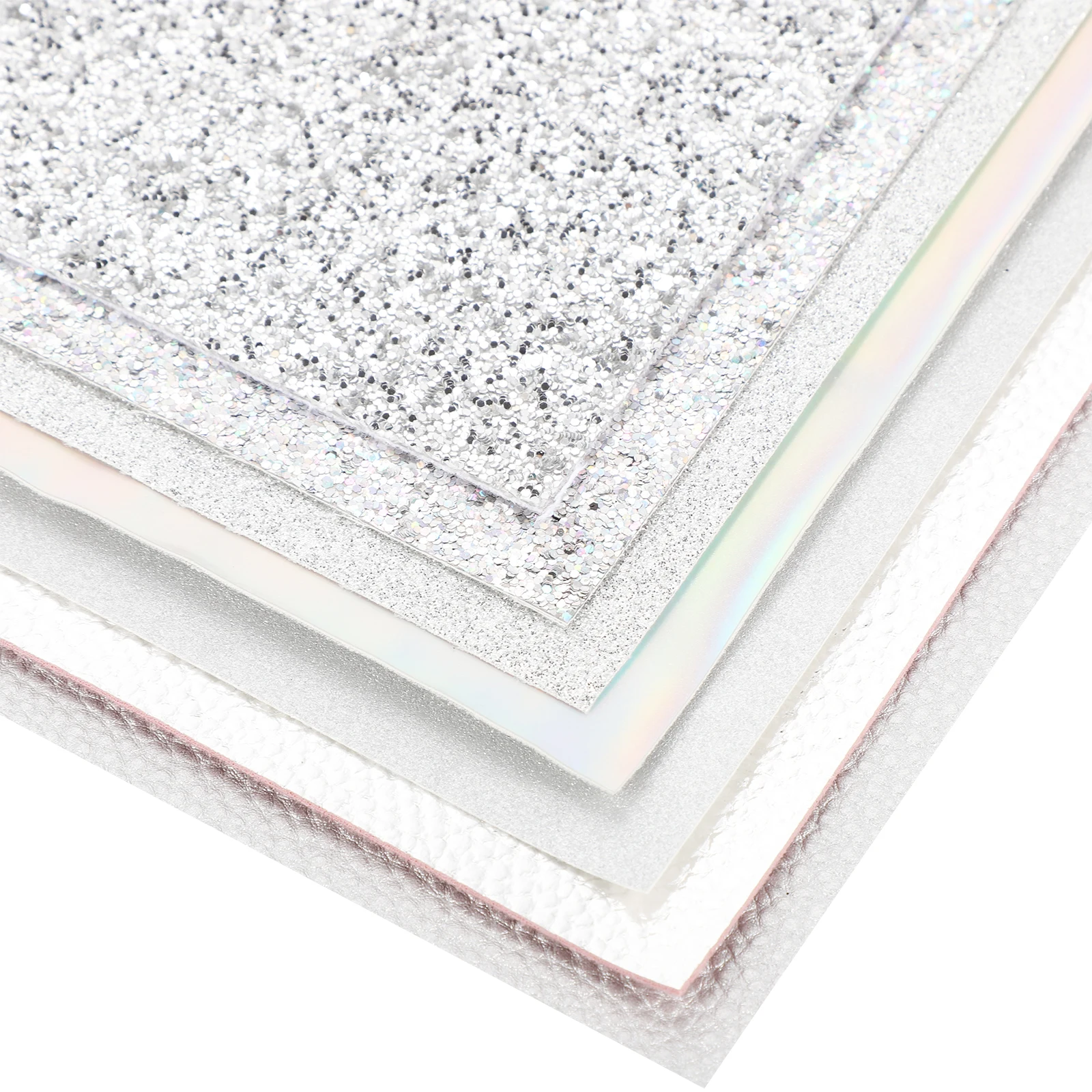 

7pcs Faux Sheets Diy Craft Material Pu Fabric For Jewelry Making Decorative Supplies