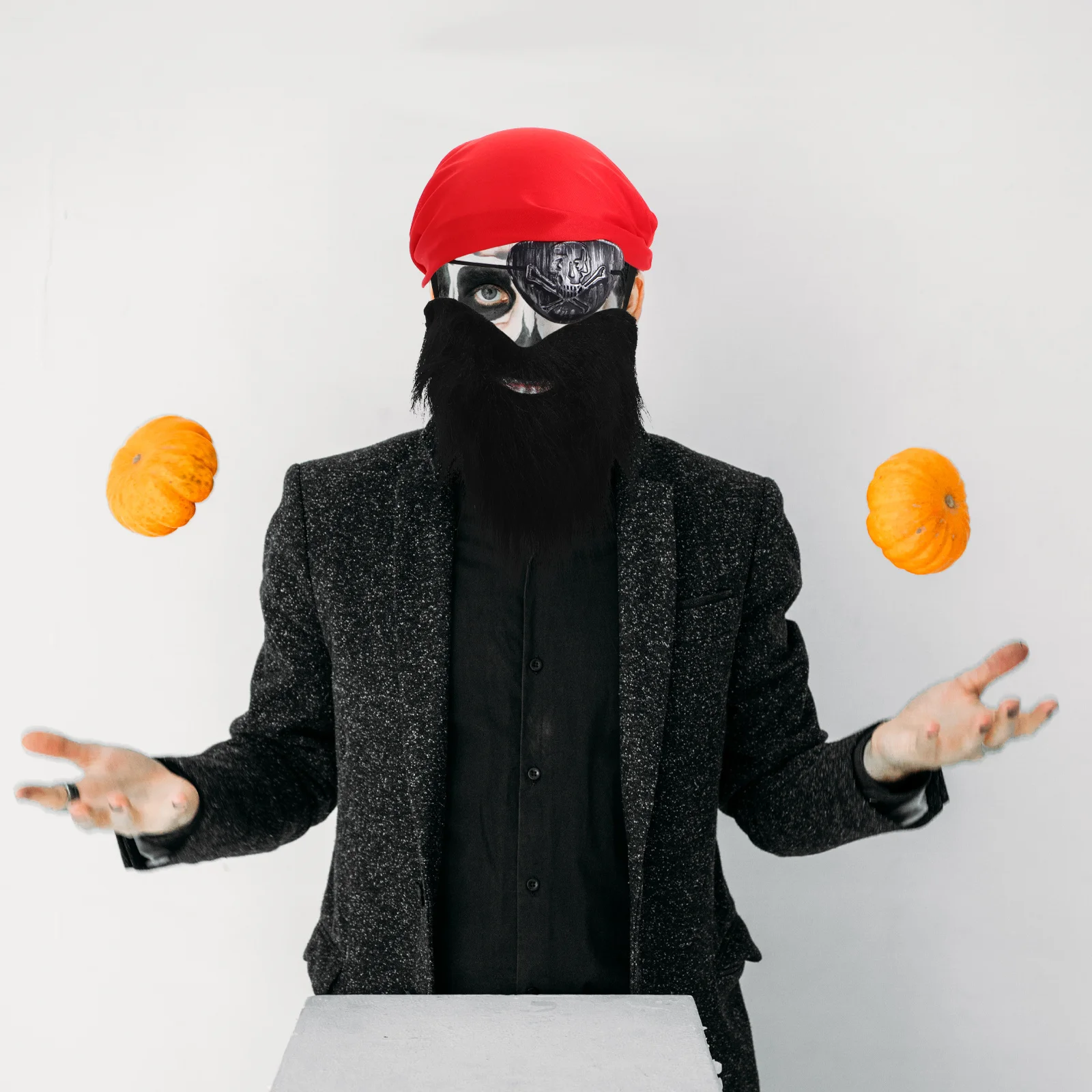 

1Set Authentic Pirate Costume Accessory Set for Halloween Cosplay Performance Party Supplies Prop Outfit Pirate Cosplay Props