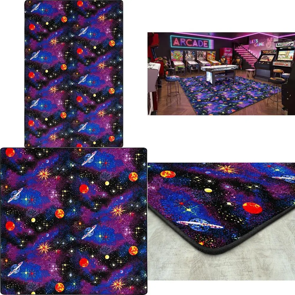 

Коврик Glowing Space Adventure 12 x 7 футов 6