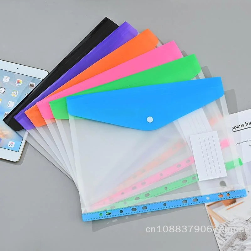 

ZYAS]6/12 Packs A4 Binder Pocket Organizer Folders, Expandable Folders Plastic Envelopes Binder Folders , For School Office Home