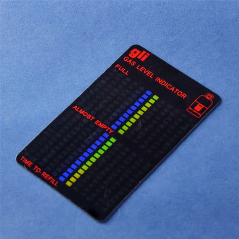 ปฏิบัติโพรเพนถังน้ํามันเชื้อเพลิงตัวบ่งชี้ระดับ Magnetic Gauge Caravan ขวดอุณหภูมิวัด Stick