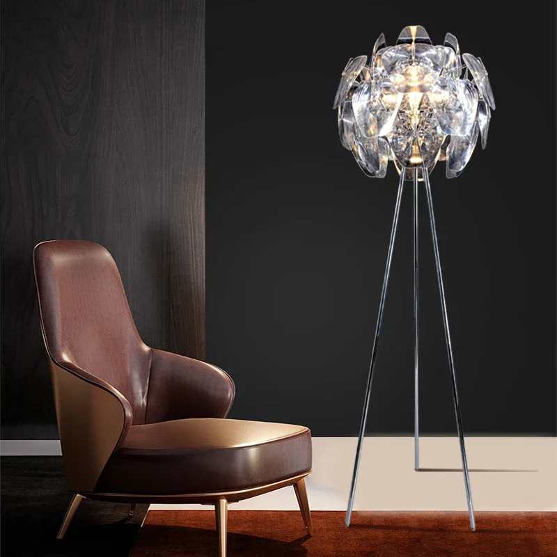 مصباح أرضي فاخر، جو شمالي، مصباح طاولة قائم، غرفة المعيشة، غرفة النوم، بجانب السرير، مصباح أرضي مزخرف حديث