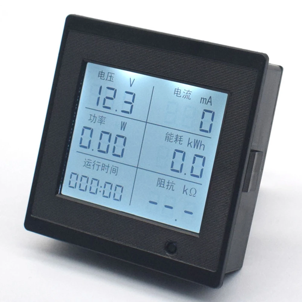 Dynamic DC Energy Meter 20A with Essential Features Such as Overload Protection Backlight and Data Retention Functionality