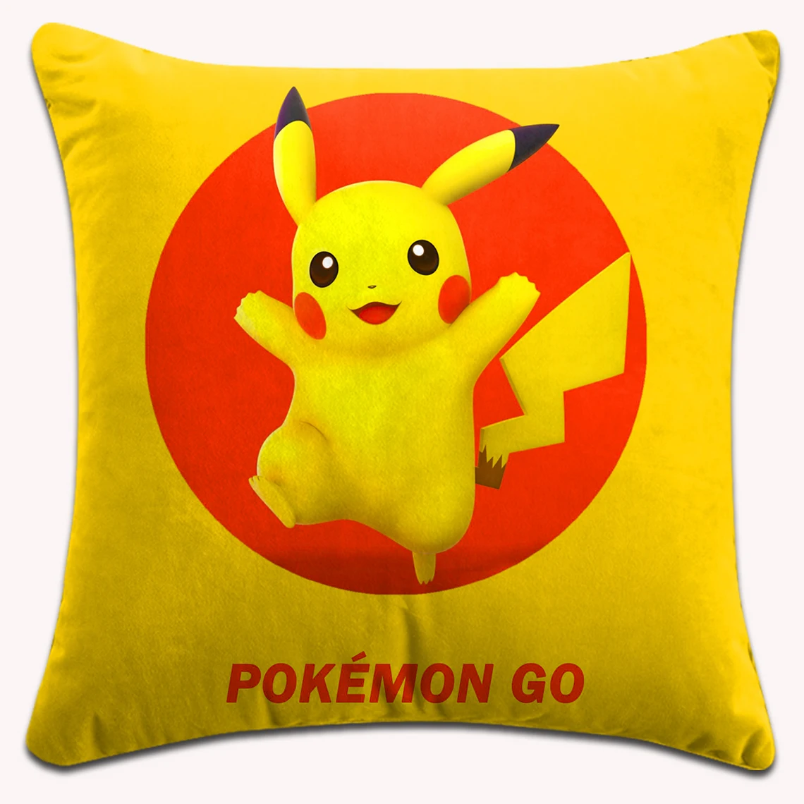 Kawaii P-Pokemon Cushion Cover 40x40 45x45cm P-Pikachu Pillow Case Decorative Sofa Gift Pillow Cover Anime Cartoon Pillowcase