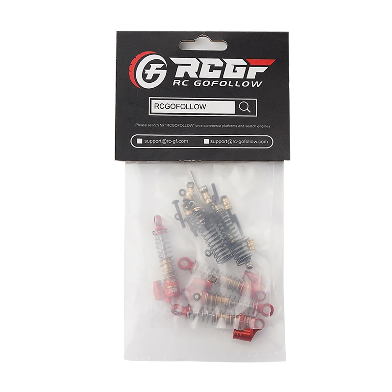 Rcgofollow เครื่องลดแรงดันกระแทกแบบลบสำหรับ K5 FCX24 1/24 FMS อะไหล่อัปเกรดรถปีนเขาออฟโรด