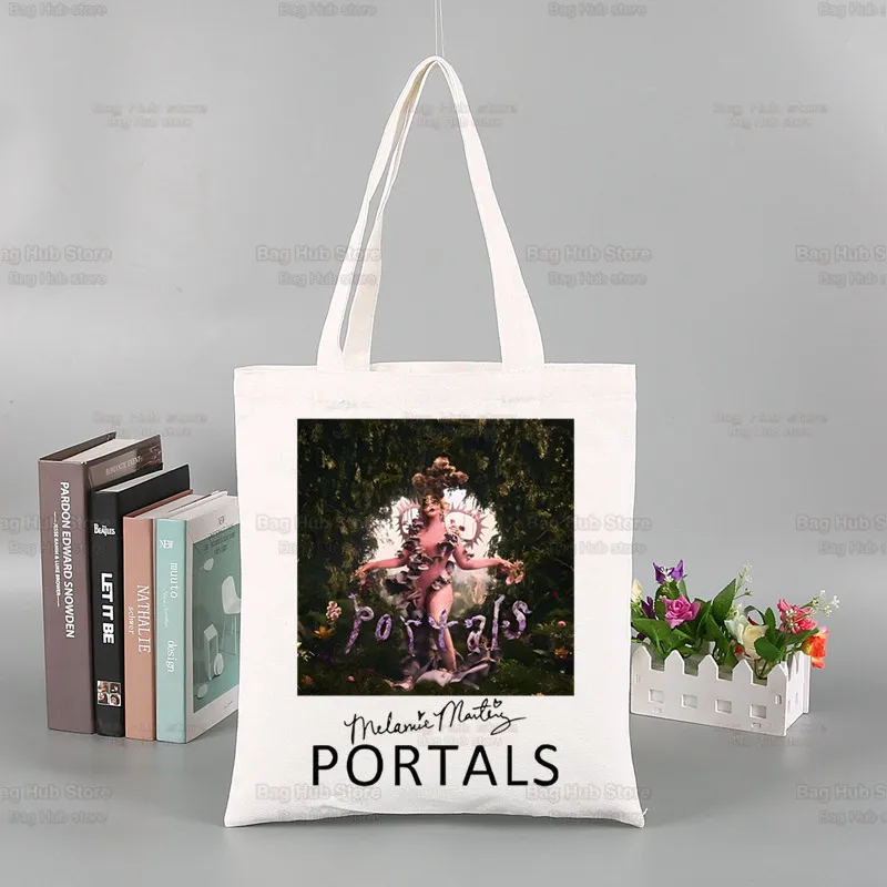 Melanie Martinez Portals Tour Street Style Shopper Kawaii Bag Harajuku Shopping Canvas Shopper Handbag Tote Bag Shoulder Bag