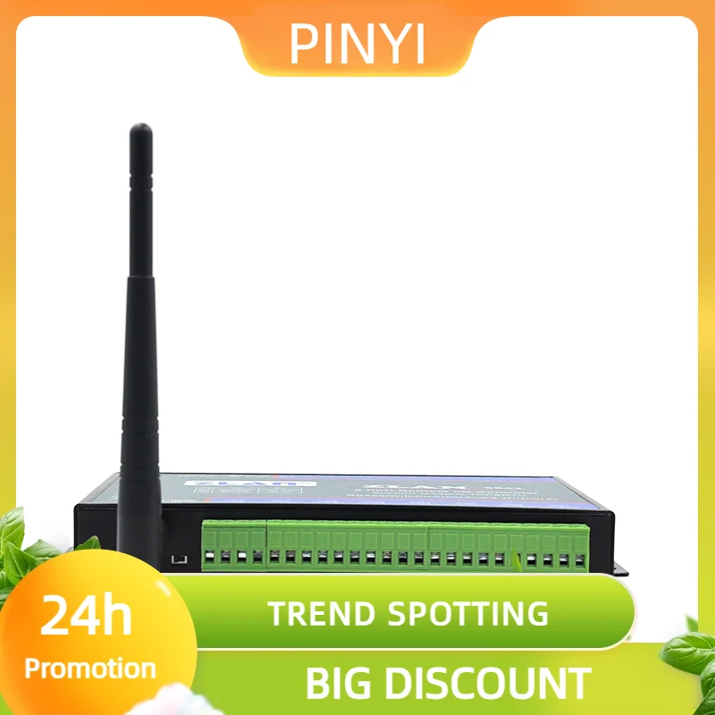 

Акция ZLAN6844 8-канальный AI DI DO WIFI + LAN + Modbus TCP RTU модуль ввода-вывода Дистанционный контроллер ввода-вывода Коллектор данных