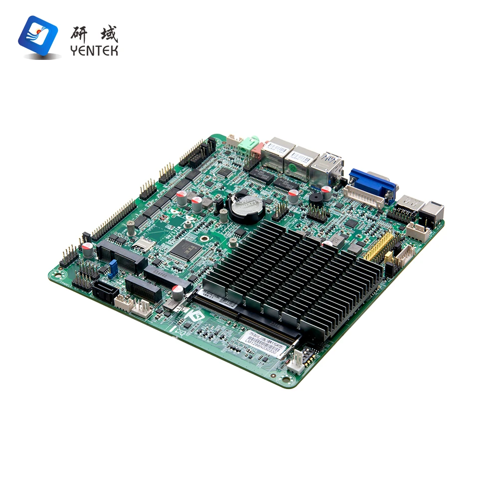 YENTEK اللوحة J4125 DDR4 4 النوى 4 المواضيع HD VGA LVDS EDP 6 COM 8 USB J4125 اللوحة الأم كمبيوتر صغير اللوحة الرئيسية