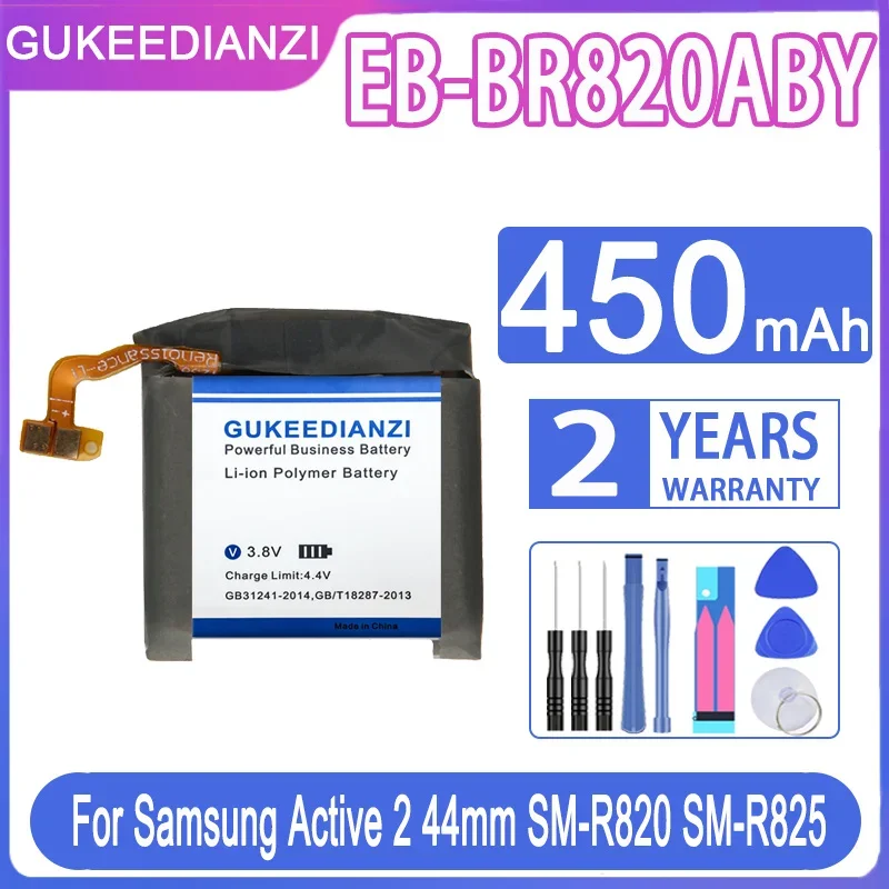 GUKEEDIANZI Replacement Battery EB-BR820ABY 450mAh For Samsung Galaxy Watch Active 2 Active2 SM-R820 SM-R825 44mm