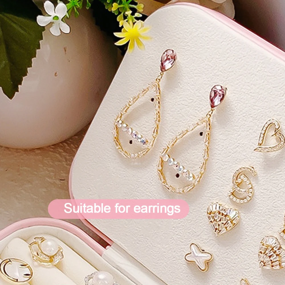 Koreanische Version Einfache Ins Stil Tragbare Schmuck Lagerung Box 2023 Neue High-end-Exquisite Große Kapazität Reise Schmuck Tasche – Detail 7
