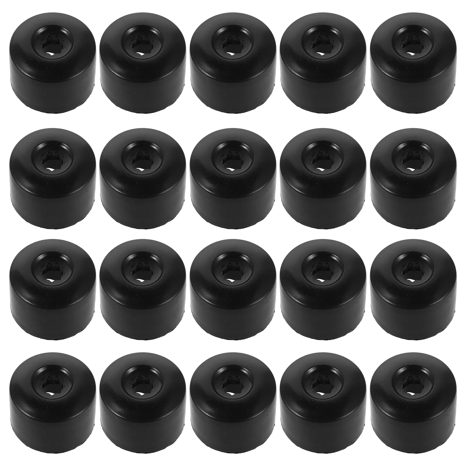 

20Pcs Car Wheel Nut Covers Caps Universal Fit Multiple Models PP Material Secure Fit Enhances Aesthetics Protection