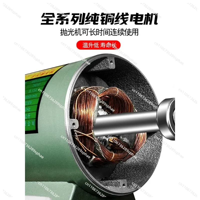 Desktop polishing and grinding machine, wire drawing machine, double-head cloth wheel fiber wheel polishing machine