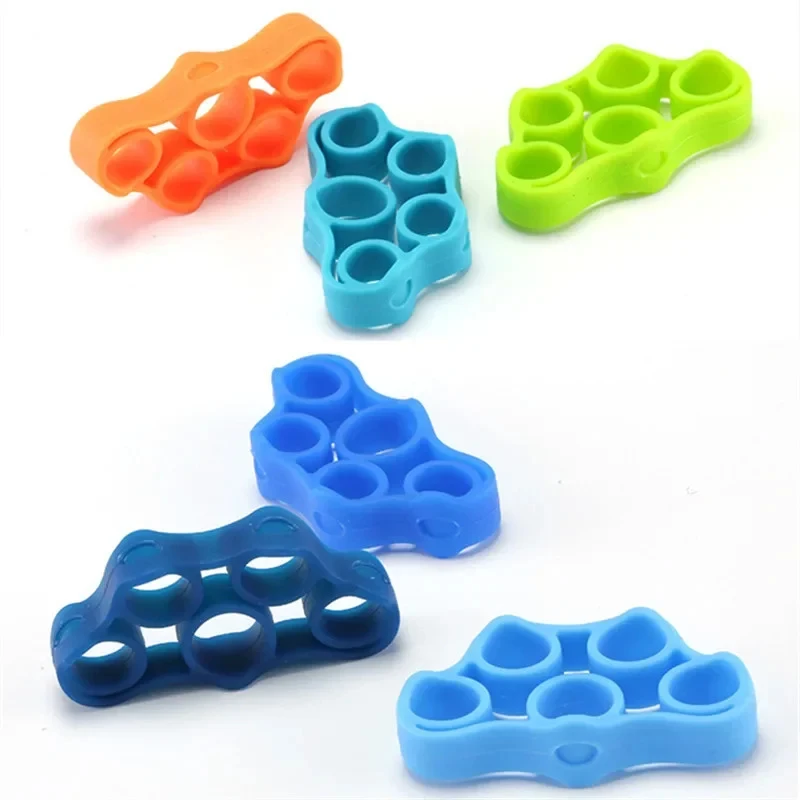 1-4pcs Silicone Five-Finger Training Hand Expanders Exerciser Wrist Stretcher Finger Gripper Expander Strength Rehabilitation