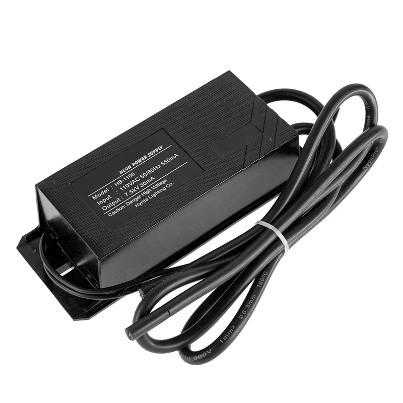 

ABRU-Neon Light Electronic Transformer Electronic Neon Transformer 2-6M Neon Sign Power Supply 7.5KV 30MA