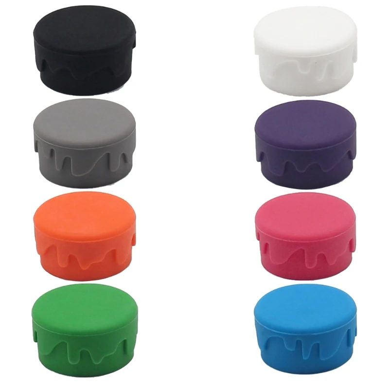 Set of 8 Silicone Beer Corks Reusable Wine Bottle Stoppers Leak Proof Beverage Sealers Champagne Plugs