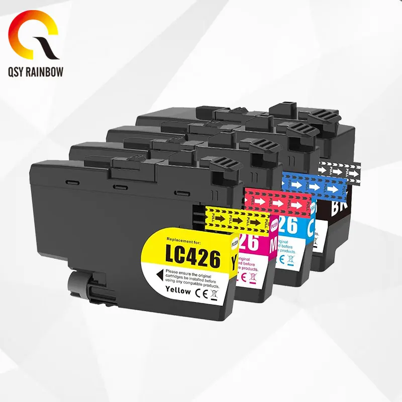 

QSYRAINBOW LC426 LC 426XL 426 XL Compatible Ink Cartridge For Brother MFC-J4335DW MFC-J4340DW MFC-J4535DW MFC-J4540DW Printer