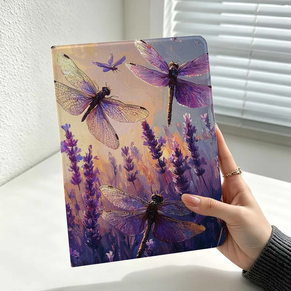 Purple Dragonfly Lavender For Huawei MatePad MediaPad MagicPad Honor Pad 10 9 8 X10 X9 X8 Pro Soft Inch Tablet Case Cover