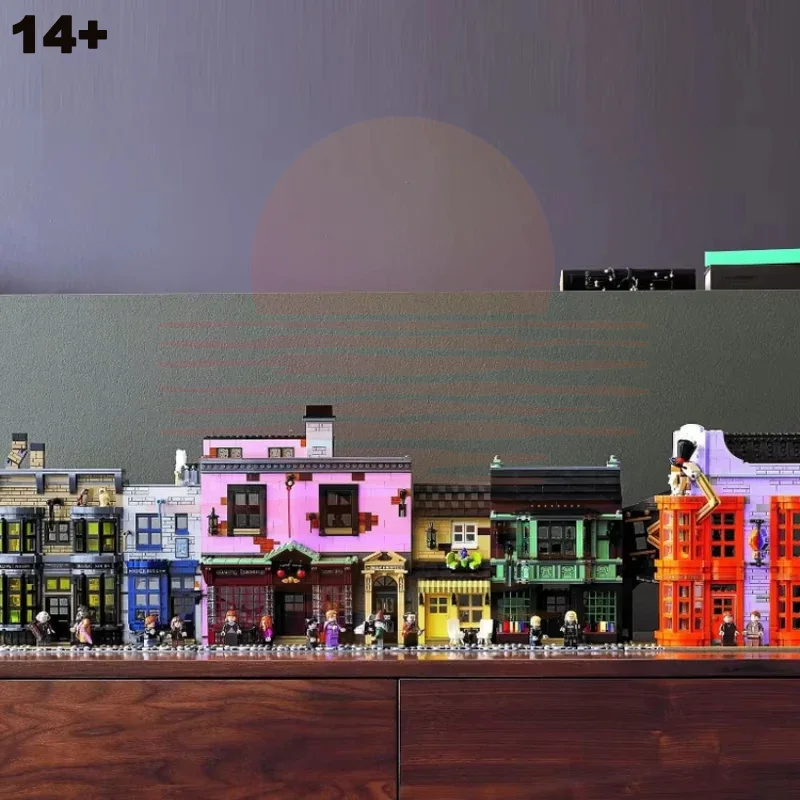 5544pcs Diagonal Lane Building Adjacent Alley Street View Model The Of Home Decor Christmas Gifts view 3