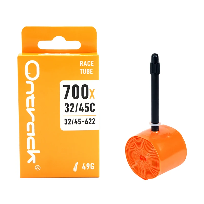 AliExpress Ontrack Ultralight Bike Inner Tube 700C 32-45 GRAVEL Bicycle TPU Inner Tire  48 60 Length French Valve Super Light Tube