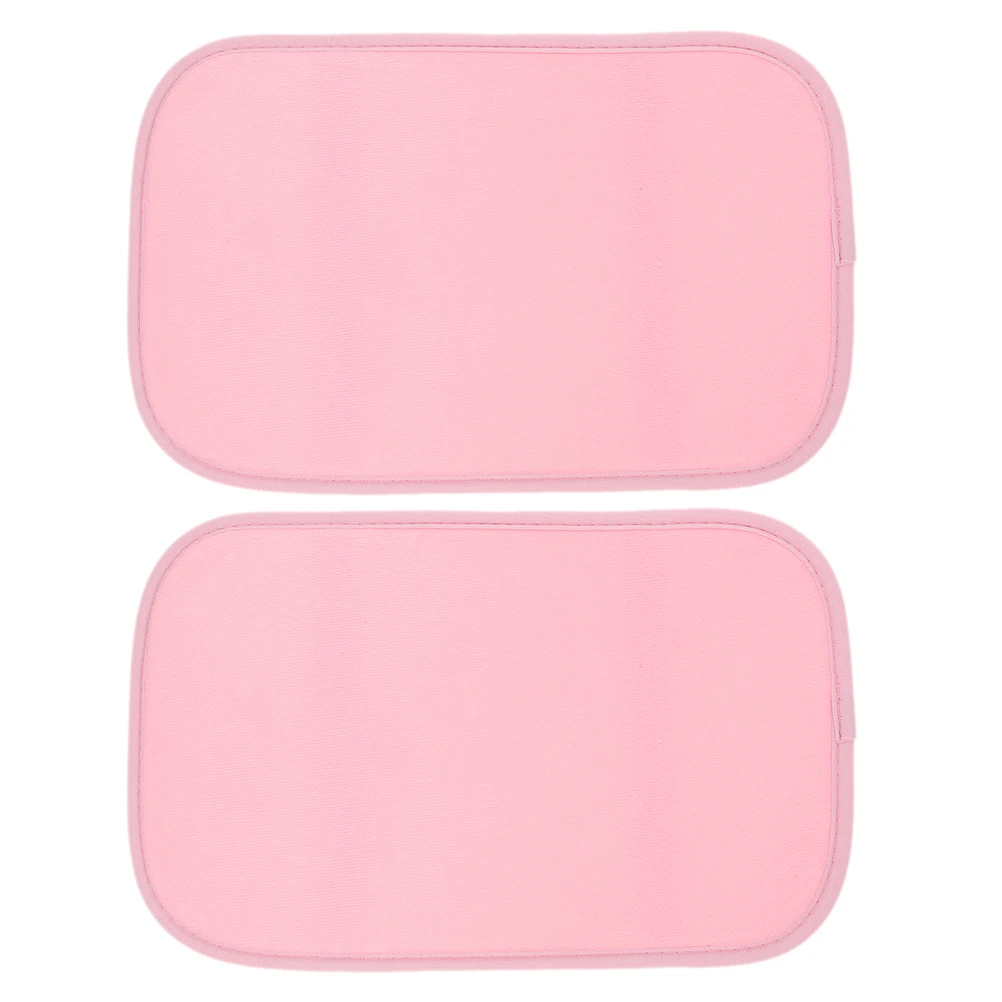 

2 Pcs On Board Non Slip Mat Armrest Protective Cover Auto Center Console Pad Pads for Car Flannel