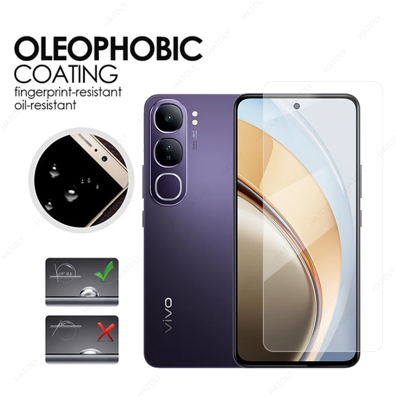 

Tempered Glass For vivo Y300 5G HD Clear Protective Film For vivo V40 Lite Screen Protector For vivo Y300 Camera Len Protector