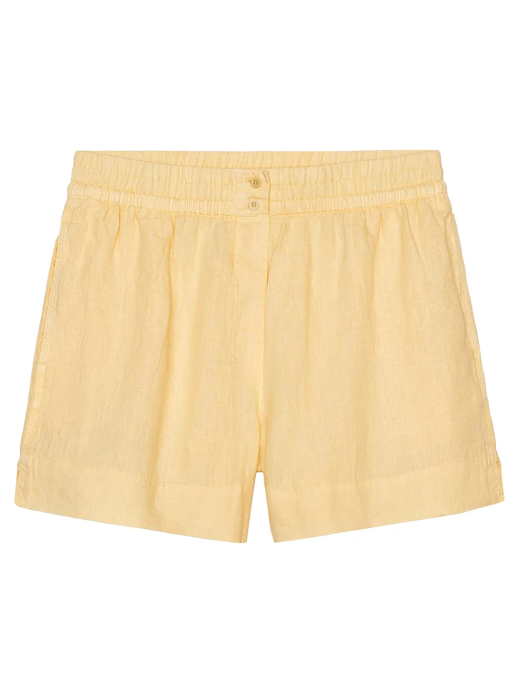 ZAPRHA 2025 New Linen Blend American mat Mid-Waist Casual Straight Leg ort Pants Women Outdoor Wear 478602