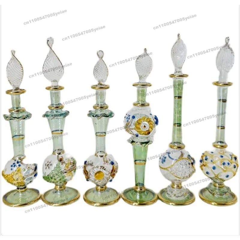 Egyptian Handmade Perfume, Egyptian Essence in Bottle, External Engraving 10-12 Cm