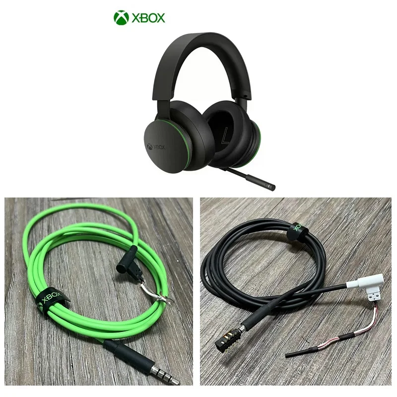 Original audio cable for Microsoft XBOX wired headphones replacement aux connect cables ear pads