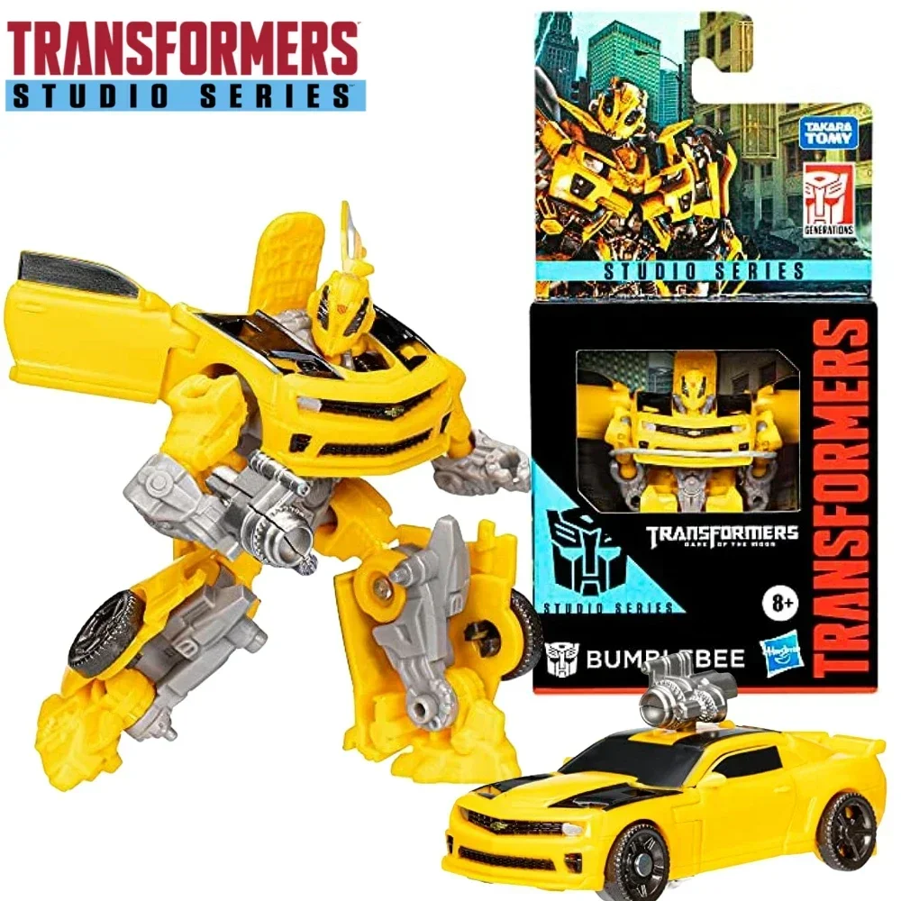 Original Takara Tomy Hasbro Transformers Studio Series Core SS Bumblebee Action Figure Robot Ornaments Figure Toys Birthday Gift