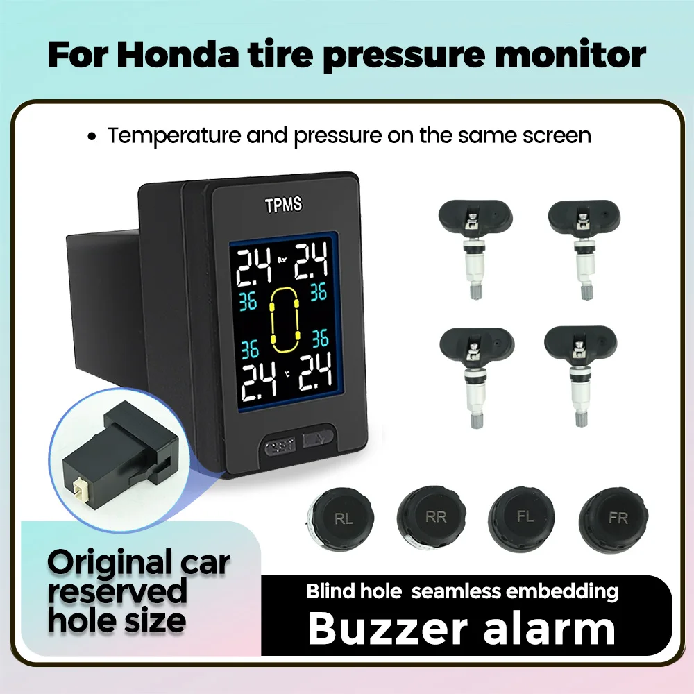 

Navifly TPMS Монитор давления в шинах для Honda Интеллектуальный мониторинг температуры в реальном времени Мониторинг давления в шинах/температуры