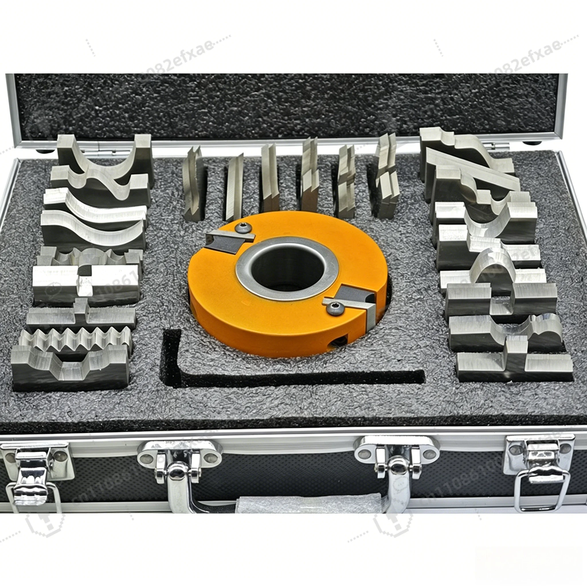Multi-style Wood Forming Cutter 24PCS Kit, Replaceable Blade Planer Moulder Tools for Wood Line and Profile Machining