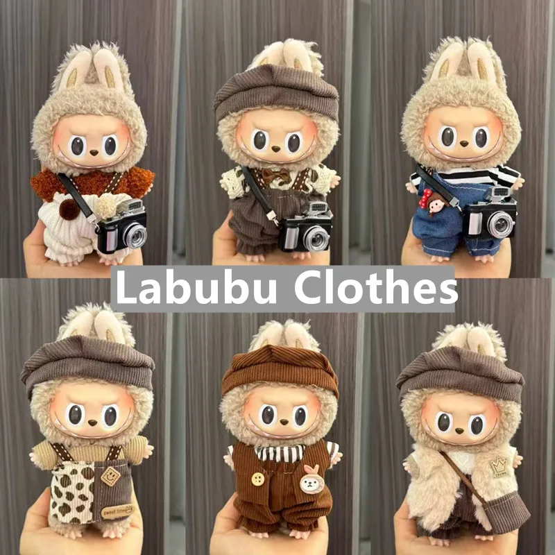 

Clothes For 17cm Labubu Accessories Designer Suitable for V1 V2 V3 Labubu Pendants Cute Fashion Birthday Gift