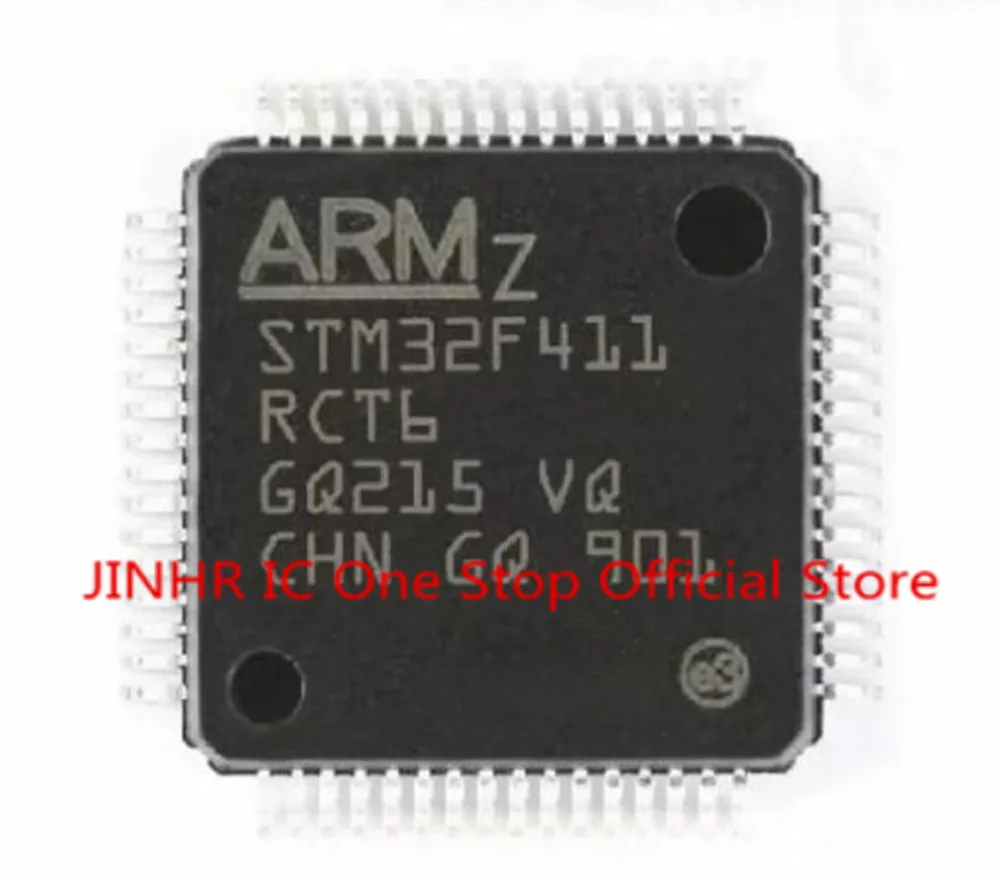 New 2PCS STM32F411RCT6 STM32F411, 64-LQFP, Microcontroller IC