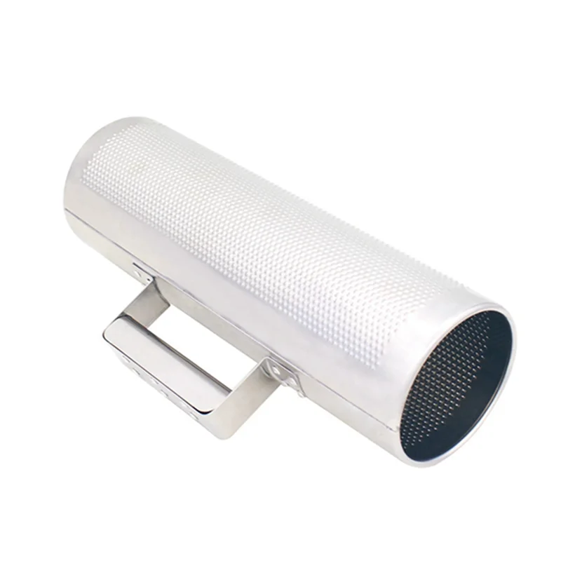 

A99I-2X большой Guiro из нержавеющей стали со скребком, перкуссионный музыкальный инструмент Latin Merengue, 10 дюймов, X3 дюйма, с открытыми концами