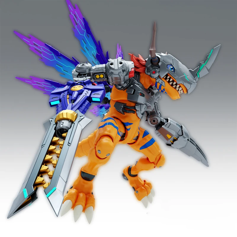 بانداي الأصلي حقيقية الشكل ديجمون أطقم منمذجة الشكل الارتفاع القياسية المعادن Greymon لقاح جمع عمل نموذج لجسم اللعب #5