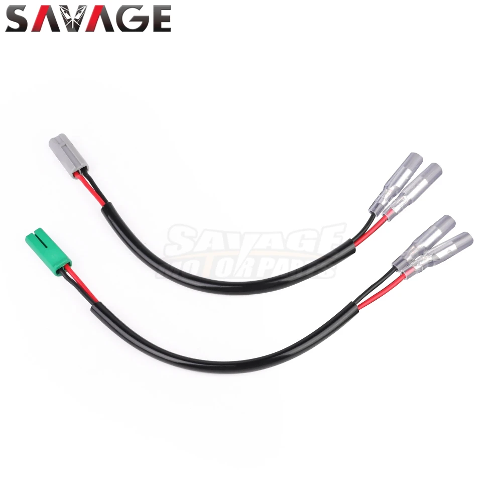 For Speed 400 T4 License Plate Light Cable Adapter Plug Connector Scrambler 400X Turn Signal Adapter Plug Light Wire Connector