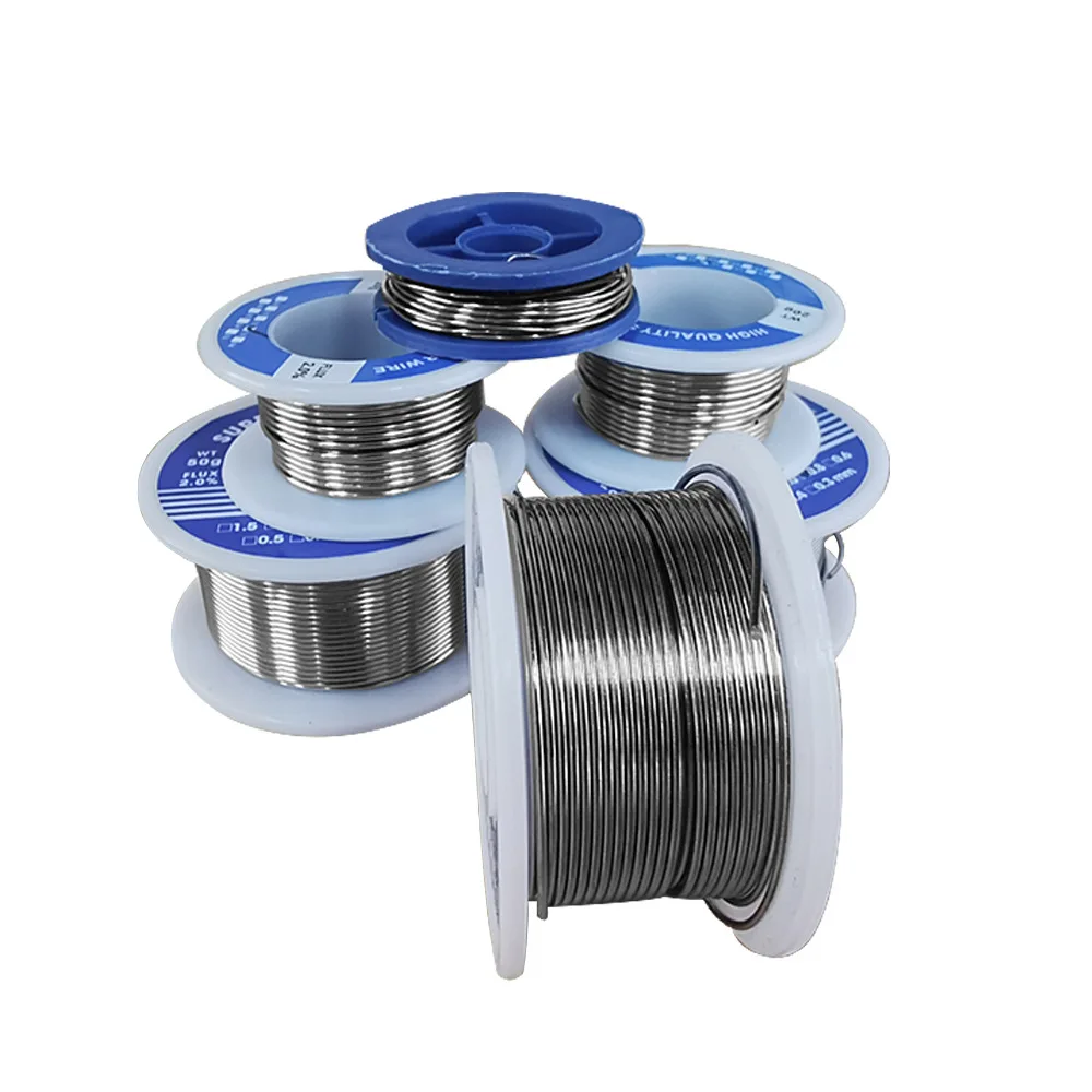 0.8mm 2.0% G Tin Wire Tin Melt Rosin Core Wire Coil No Cleaning Flux Solder Wire Rosin Core Tin Solder Wire High Purity