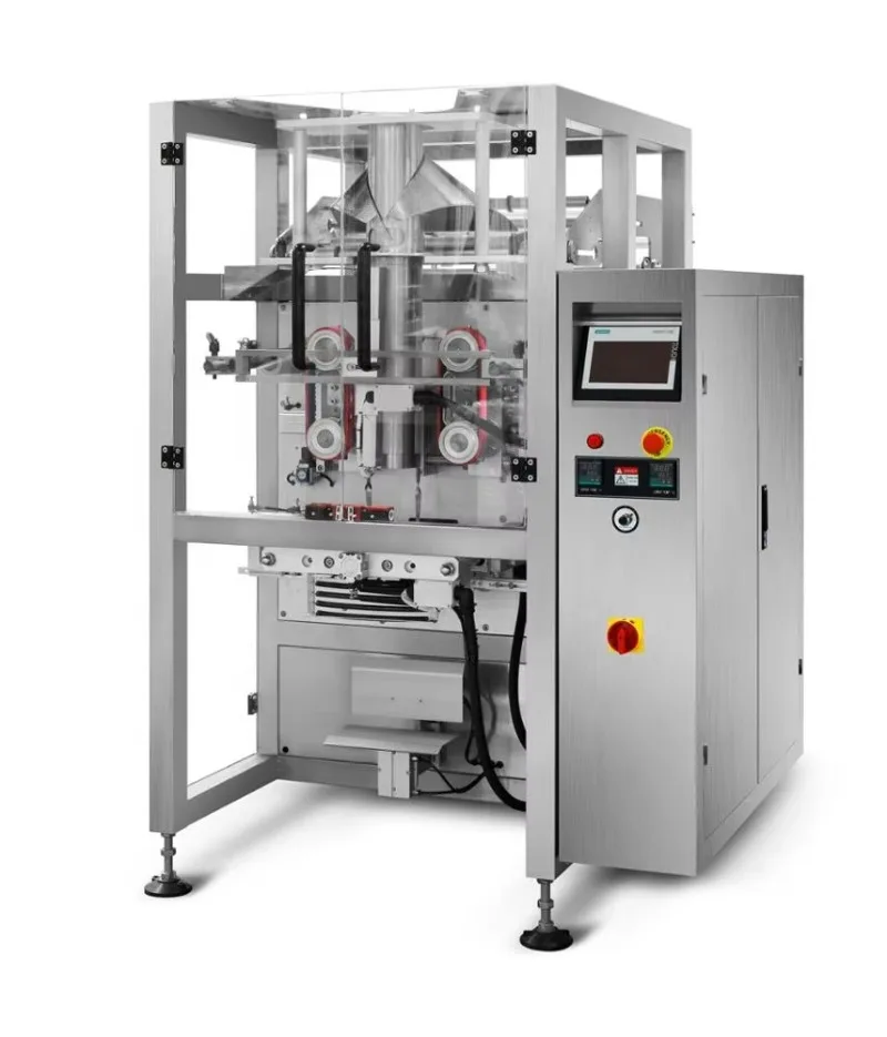 Automatic Potato Chips Tear Bag Snacks Packing Machine with Multi Heads Weigher and Hoist Custom