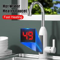 3000W Electric Hot Water Heater Faucet 220V Fast Heating Kitchen Tap Water Faucet With LED Digital Display For Kitchen Bathroom