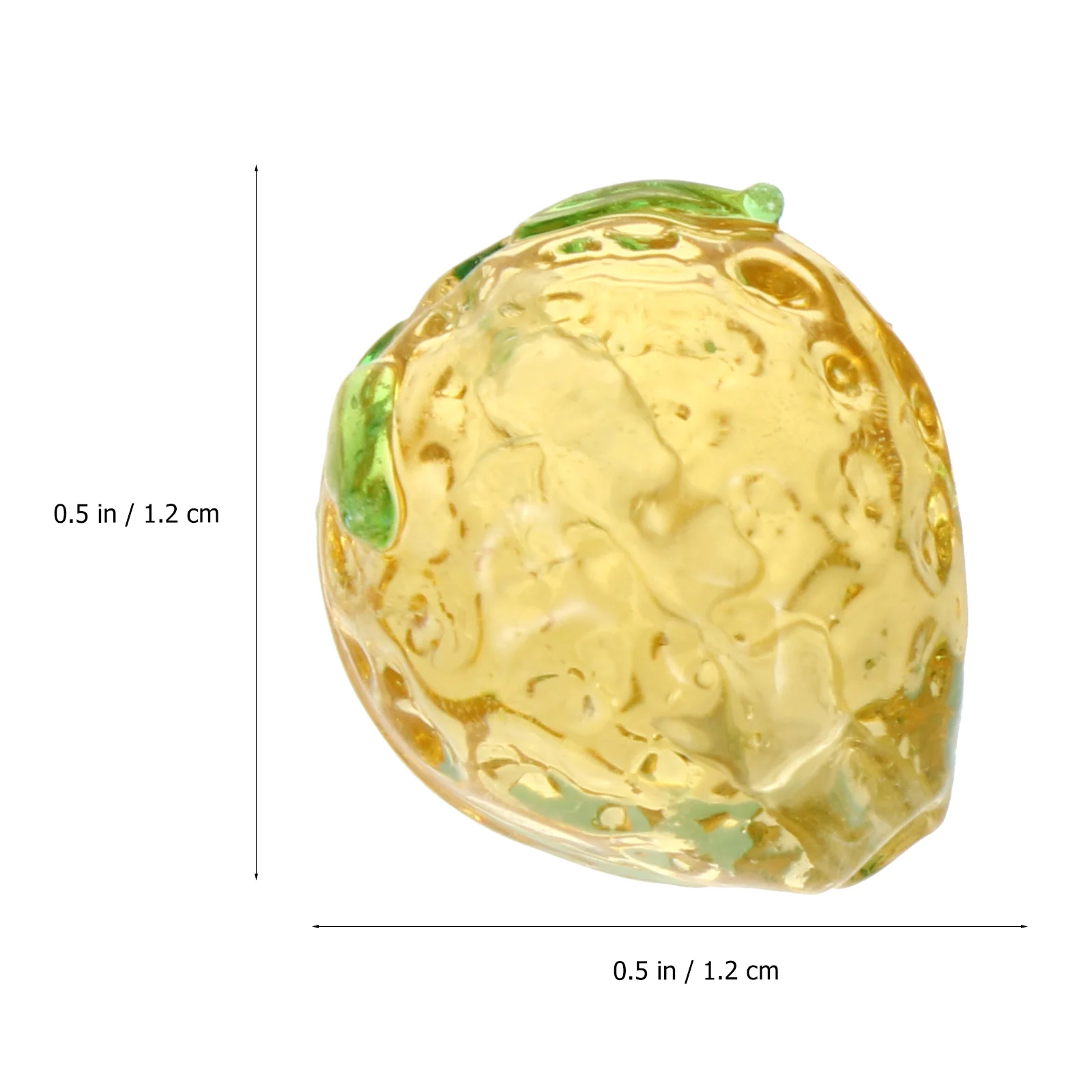 

50Pcs Crystal Strawberry Beads Unique Design DIY Jewelry Making Supplies Fruit Spacer Loose Beads for Bracelets