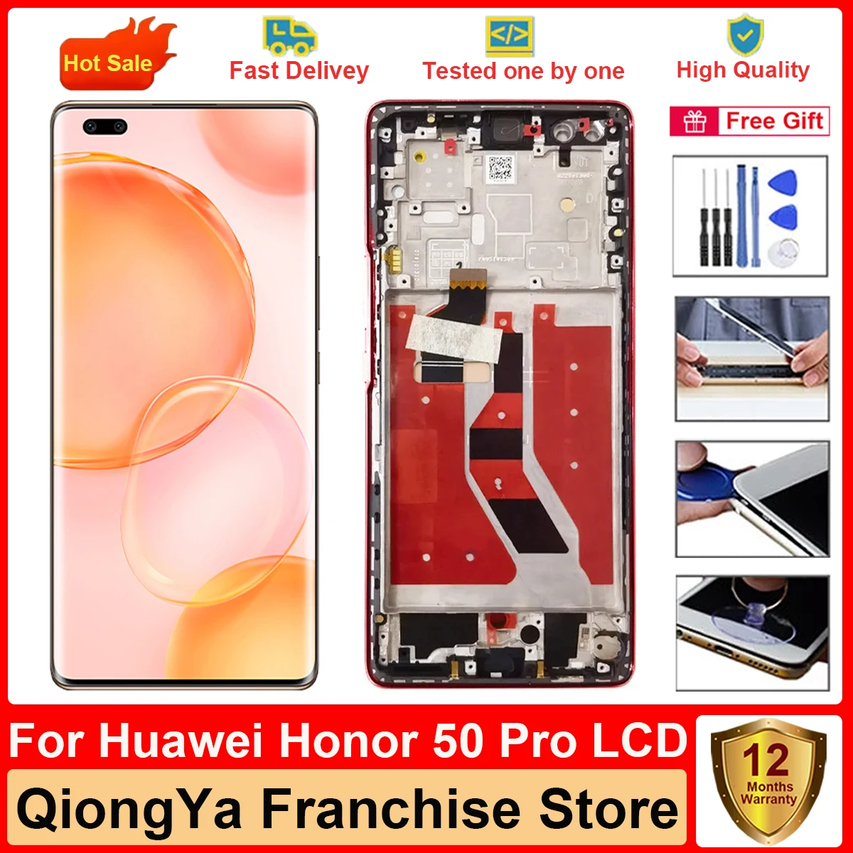 testato-672-originale-nuovo-honor-50pro-display-per-huawei-honor-50-pro-rna-an00-con-cornice-lcd-touch-screen-digitizer-assembly