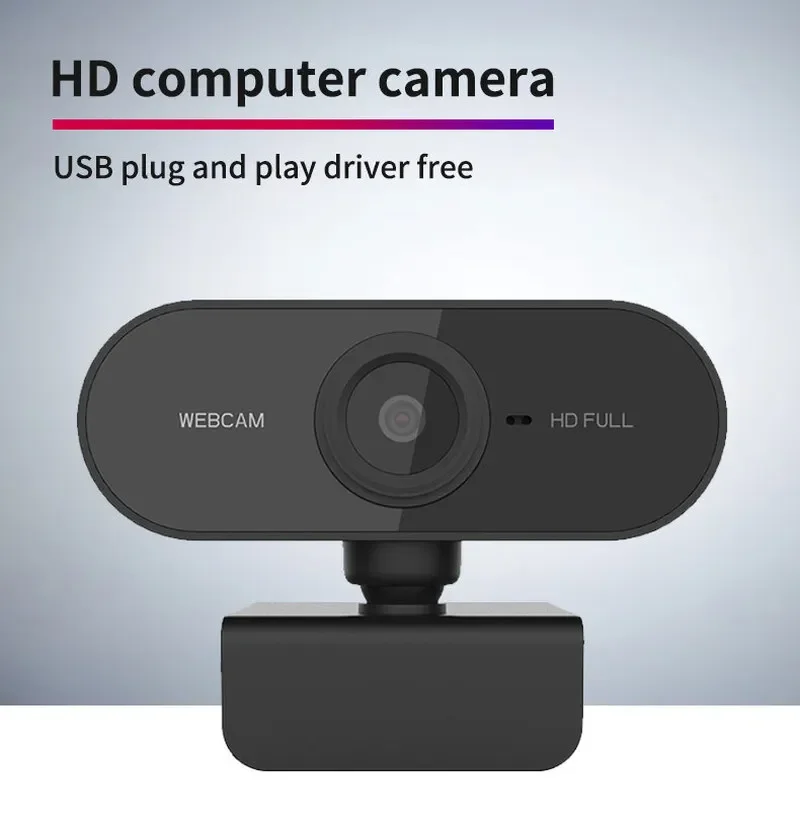 Computer Hd Camera 1080P Hd Usb Camera Ingebouwde Microfoon Usb Netwerkcamera Webcamera Voor Werk Met Microfoon Statief
