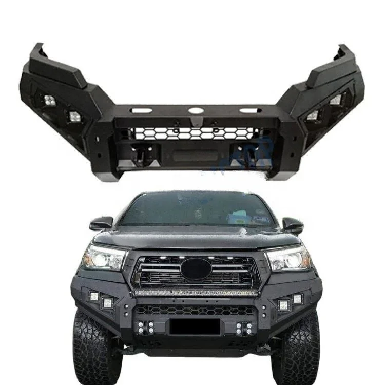 

Car Accessories Front Steel Bumper Bull Bar Bullbar For Hilux Revo Rocco Fortuner 4x4 Pickup 2015-2021