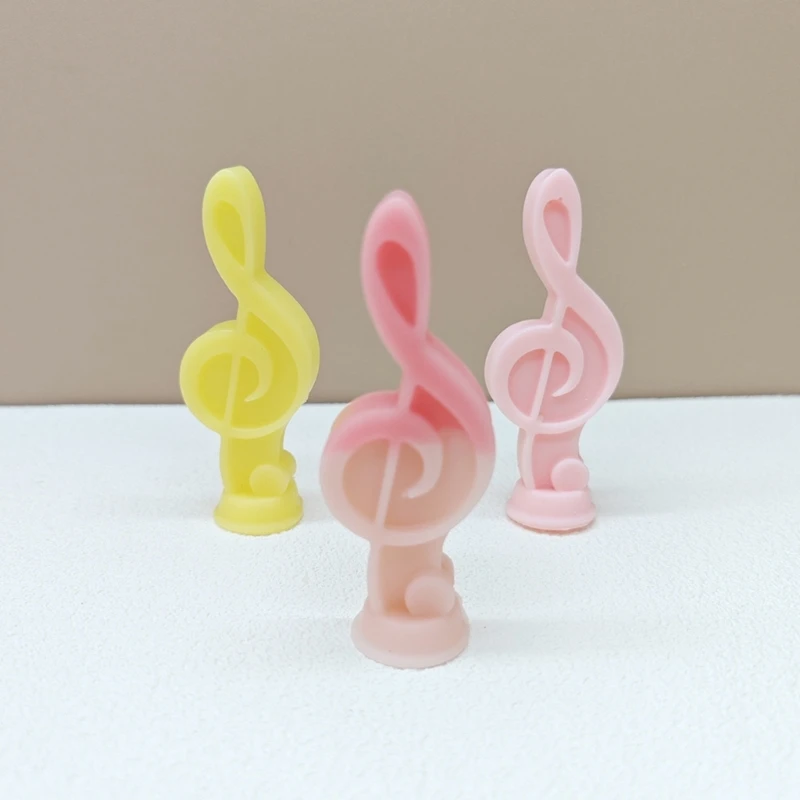 Musical Note Molds Silicone Moulds Scented Resin Casting Molds Handmade DIY Clay Molds Table Decorations