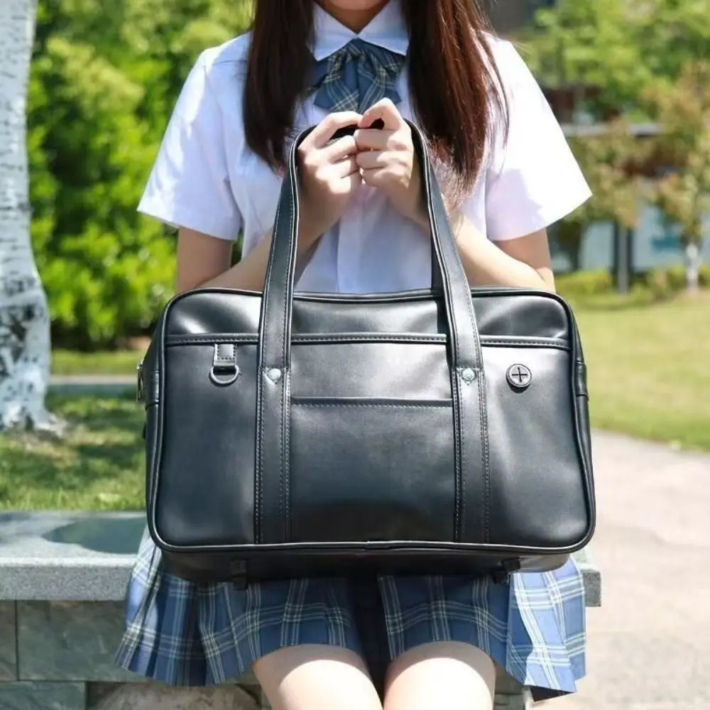 

Сумка JK из искусственной кожи, сумка в стиле ретро, однотонная сумка из искусственной кожи Itabag, школьная сумка для младших классов, уличная одежда