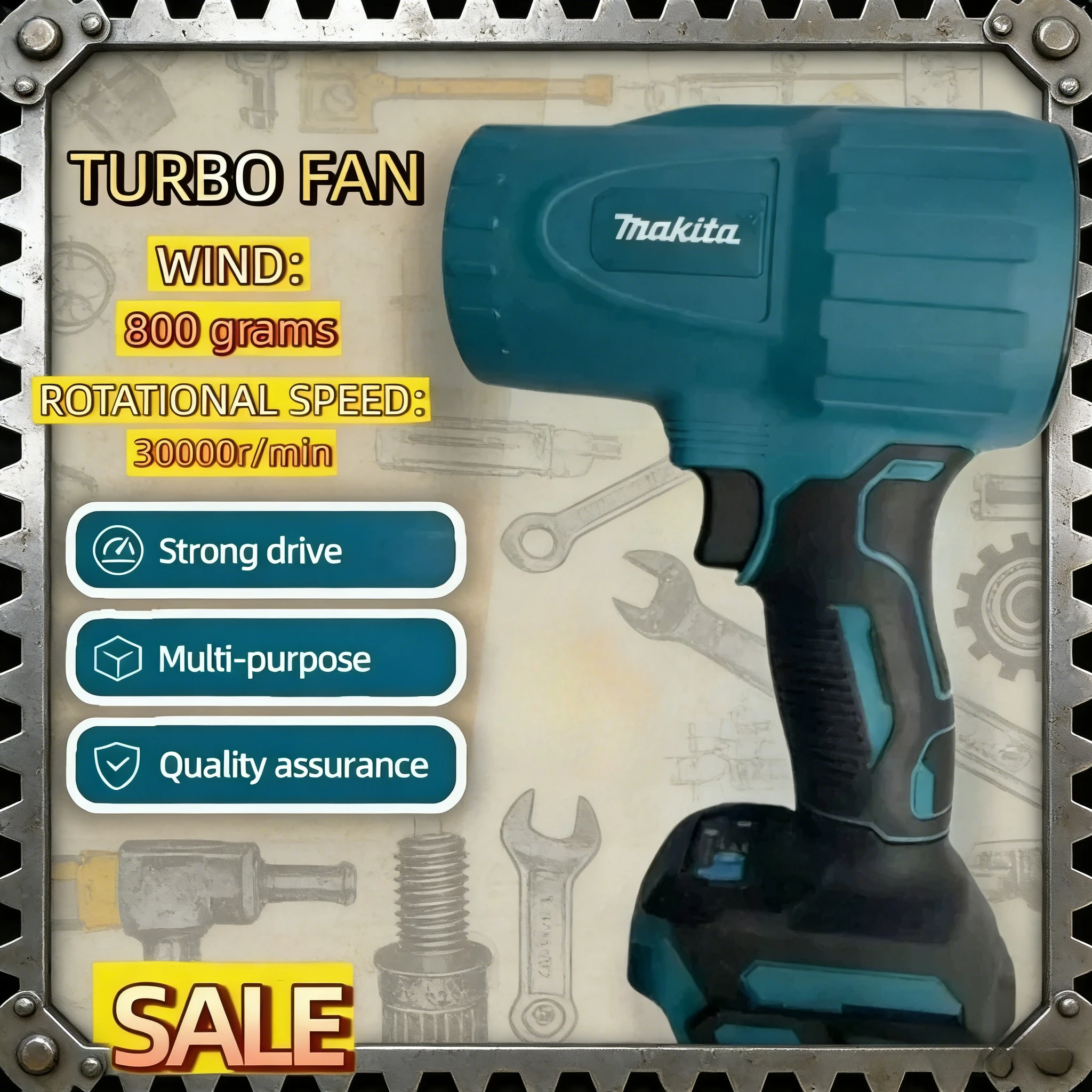 

Новый беспроводной электрический воздуходув Makita с турбонаддувом, мощный турбовентилятор, перезаряжаемый, с подсветкой, инструмент для очистки